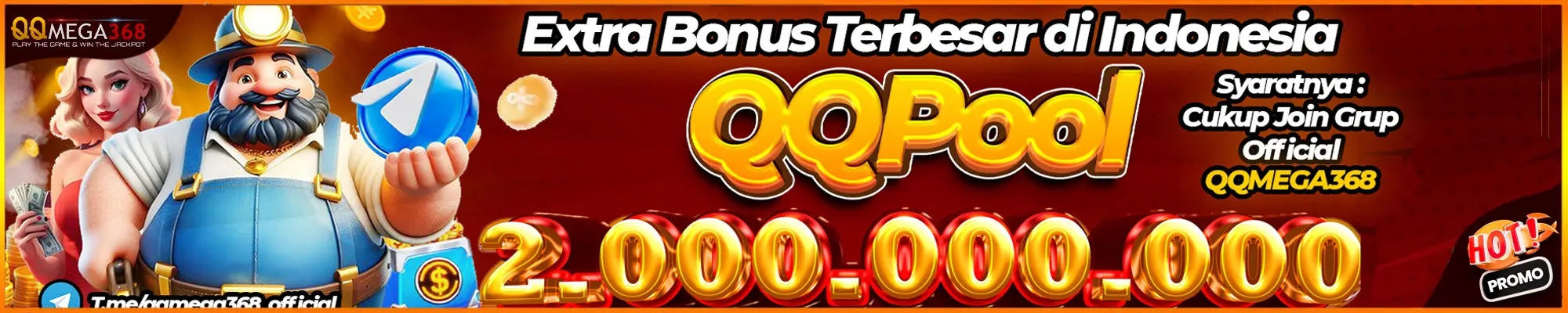 QQMEGA368 - Promo Welcome Bonus 100% Untuk Semua Provider Slot.